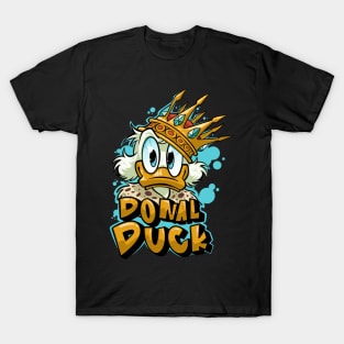 Donal Duck Vintage Cartoon T-Shirt